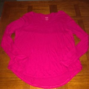 Hot pink long sleeve